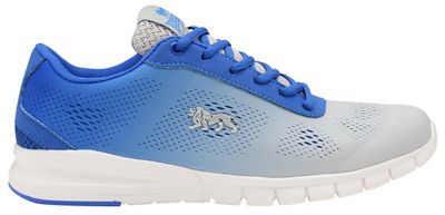 White/Blue 'Remi' mens lace up trainers